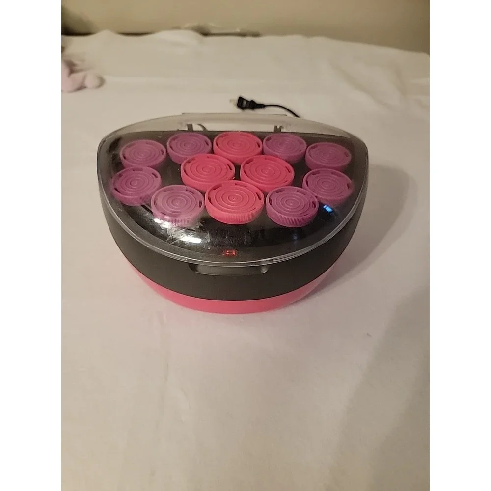 Remington Ionic Hot Rollers Velvet Hair Setter Curlers‎ H-5600 3 Sizes Pageant